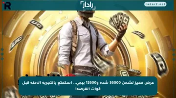 عرض مميز لشحن 36000 شدة و12600 ببجي.. استمتع بالتجربة الآمنة قبل فوات الفرصة!